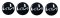 4pcs Wheel center caps KIA 58mm black 52960H8250