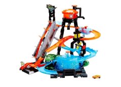 MATTEL HOT WHEELS City ultimátní automyčka s aligátorem FTB67