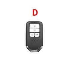 LUXURY key cover for HONDA cars black glossy/chrome