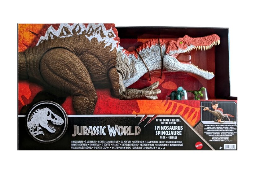 MATTEL Jurský svět Nadvláda super obří Spinosaurus