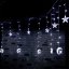 LUMA LED 138 LED Lichterkette, Scharnier Sterne und Monate 3m - Kabel 1,5m, kaltes Weiß