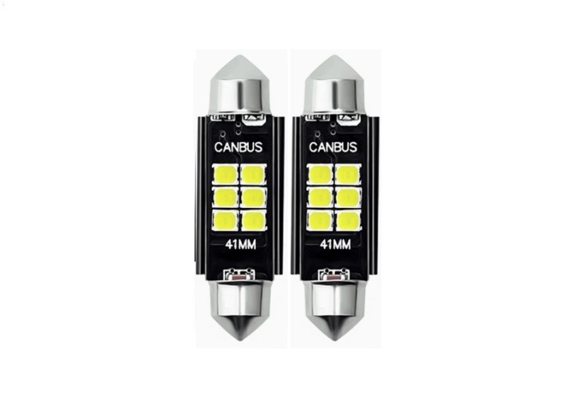 Car bulbs with LED backlight 41mm 12V C5W-6SMD-3030 Canabus 150LM White