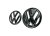 VW Golf VI MK6 (2010-2013) přední a zadní znak, logo (13,5cm a 11cm) - černá lesklá