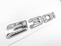 330i felirat új stílus - króm