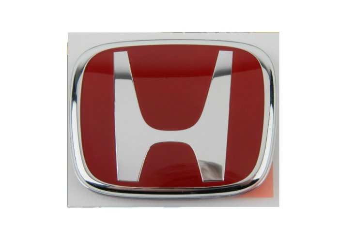 Emblem Honda Civic Sedan Accord Sedan 2004–17, vorne, rot, Chrom, 75700-SMT-E00