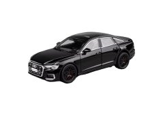 Audi A6 metalen model speelgoedbatterijverlichting klinkt 1:32 Zwart