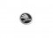 Емблема, лого на капака ШКОДА 80мм черен/хром 5JD853621 5JD853621A
