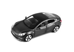 Tes model 3 metallmodell leksaksbatterilampor låter 1:32 svart