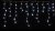 LUMA LED Christmas light rain 648 LEDs 20m power cable 5m IP44 cold white with a timer