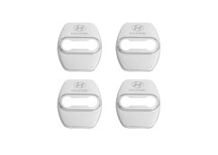 4 pcs HYUNDAI A Protective cover for the door latch- silver