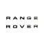 RANGE ROVER sign with letter template - glossy black (35.4x3.1cm)