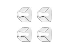 4 pcs SUBARU Protective cover for the door latch- silver