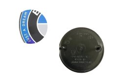 Logo, emblem, emblem front hood, BMW 82mm, Performance 51148132375