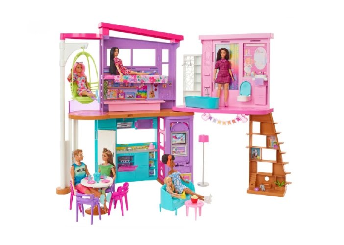 Mattel Barbie Party House in Malibu HCD50