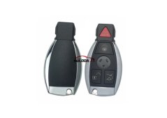Clé télécommande 3+1 boutons avec lame de clé de secours MERCEDES BENZ