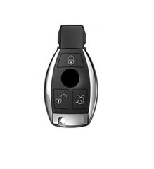 LUXURY key cover for MERCEDES BENZ cars black glossy/chrome