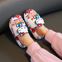 Exclusive HELLO KITTY non-slip children's slippers for home, garden or beach