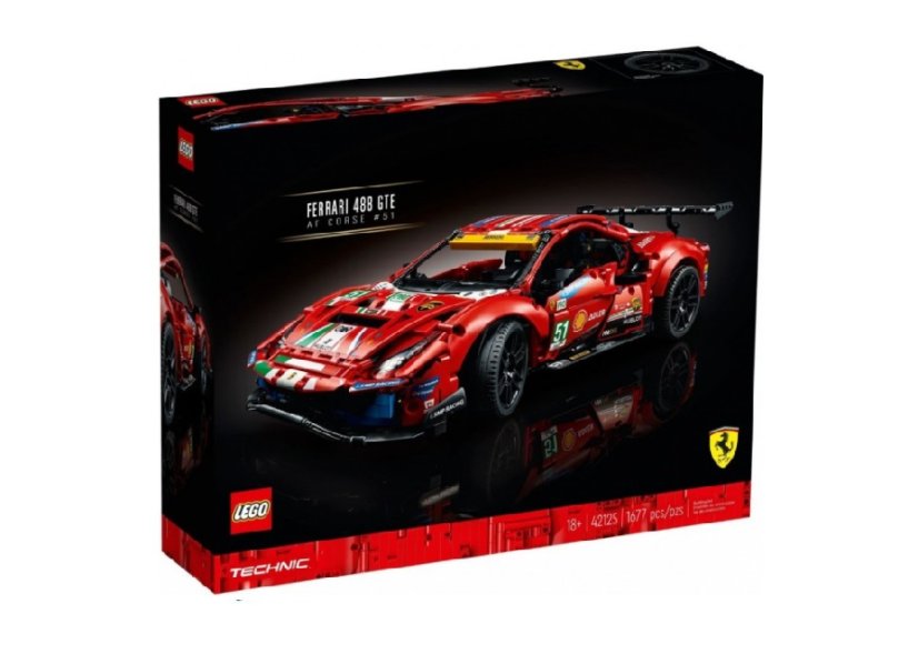 LEGO Technic 42125 Ferrari 488 GTE „AF Corse #51”