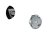 Wheel center cap DACIA 60mm black chrome