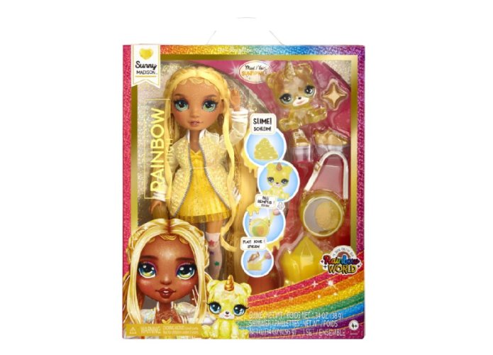 MGA Rainbow High Nukke Slime Kit & Pet - Sunny Madison