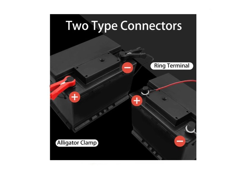 Fully automatic intelligent charger 2A - 6V 12V portable