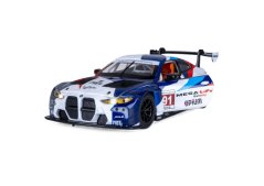 BMW M4 GTR kovinski model igrače luči baterije zvok 1:24 Modra