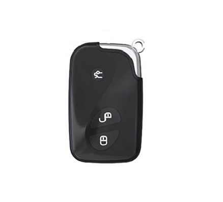LUXURY key cover for LEXUS cars white glossy/Chrome