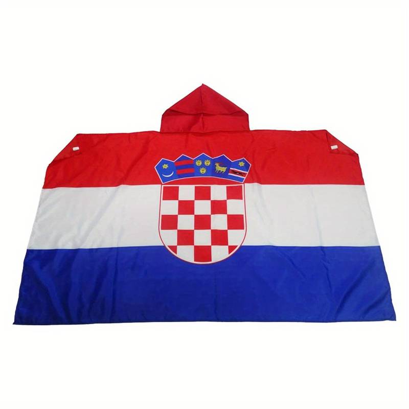 Original hooded body flag (150x90cm, 3x5ft) - Croatia