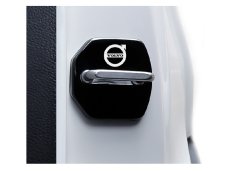 4 pcs VOLVO Protective cover for the door latch- black glossy