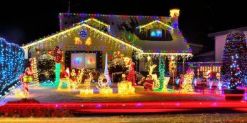Light chain with LED rain