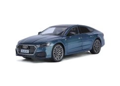 Audi A7 metalen model speelgoedbatterijverlichting klinkt 1:32 Blauw