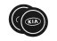 KIA, 2 pcs Coasters, drink mat for the drink holder
