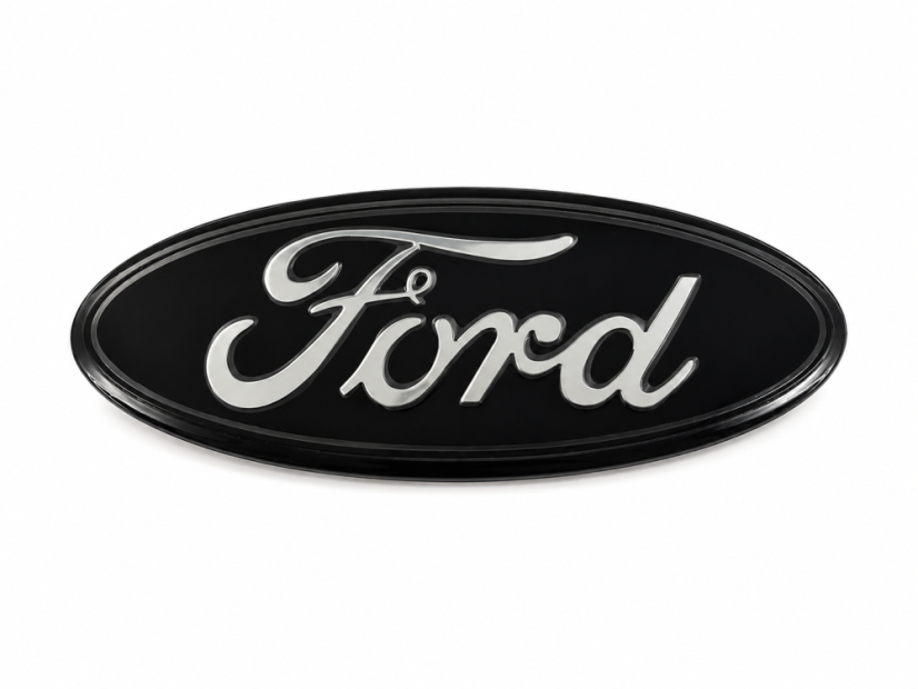 FORD emblem 125 x 50mm front or rear - glossy black