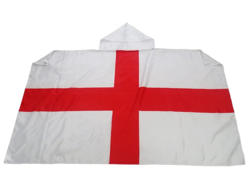 Original hooded body flag (150x90cm, 3x5ft) - England