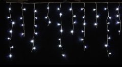 LUMA LED Christmas light rain 648 LEDs 20m power cable 5m IP44 cold white with a timer