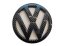 VW GOLF VII (2012-22) priekšējā nozīmīte, logo (13,5cm) - melna oglekļa šķiedra 5G0853601