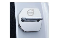 4 pcs VOLVO Protective cover for the door latch- silver