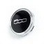 4pcs Wheel center caps FIAT 500 60mm black chrome 51884863