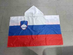 Bandera original con capucha (150x90cm, 3x5ft) - Eslovenia