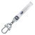 SUBARU key fob, keychain white leather