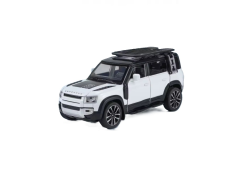 Land Rover Defender metalen model speelgoedbatterijverlichting klinkt 1:32 Wit