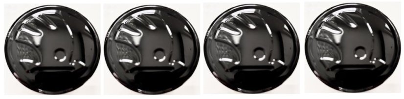 4x Krytky kol, pokličky na kola ŠKODA 56mm černá lesklá 5E0601151FOD 5JA601151