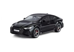 Audi RS7 играчка метален модел светлини на батерии звук 1:24 черен