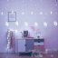 LUMA LED 138 LED light chain, hinge stars and months 3m - cable 1.5m, cold white