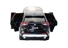 Toyota RAV4 speelgoed metalen model verlichting op batterijen geluid 1:32 Zwart