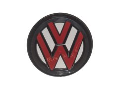 VW Univerzální zadní znak, logo (11,3cm) - černá lesklá