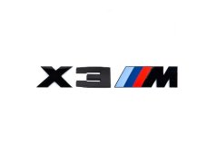 BMW X 3M lettering 170mm black