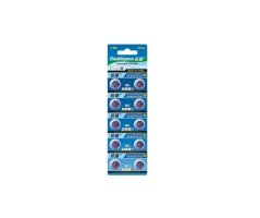 10x DOUBLEPOW AG10 LR54 1.5V alkalické baterie