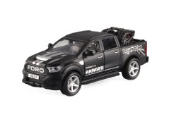 Ford Ranger Raptor F350 μεταλλικό μοντέλο παιχνιδιών φώτα μπαταρίας ήχο 1:32 Μαύρος