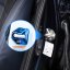 4 pcs SUBARU Protective cover for the door latch- black glossy